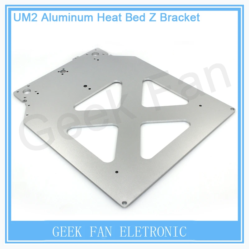 

For 3D printer Ultimaker 2 UM2 Table Base Plate Z platform bracket supporting aluminum alloy heated hot bed plate 3D0145