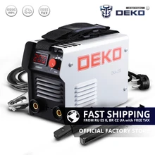 Обувь по заводским ценам DEKO DKA серии 220V IGBT MMA сварочный аппарат 120/160/200/250 ампер для новичка выбор домашнего Применение для дуговой сварки под флюсом