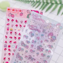 My Melody Twin Star Decorative Washi Stickers Scrapbooking Stick Label Diary Stationery Album Stickers
