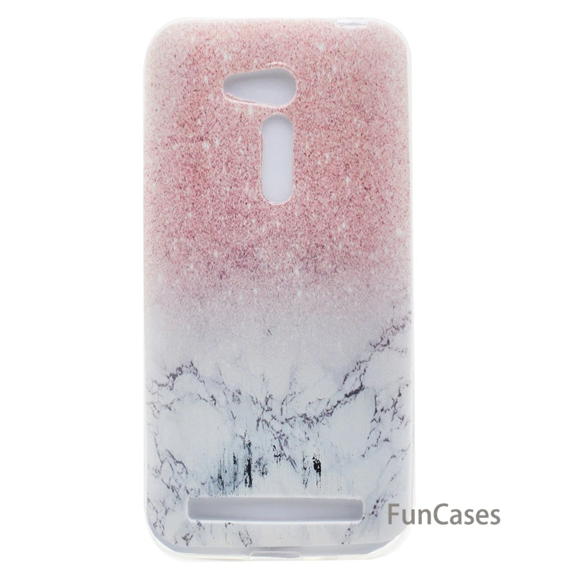Case For ASUS Zenfone Go ZB452KG Silicone Case For ASUS ZB450KL Case Transparent Soft Flower Marble Back Cover Accessory