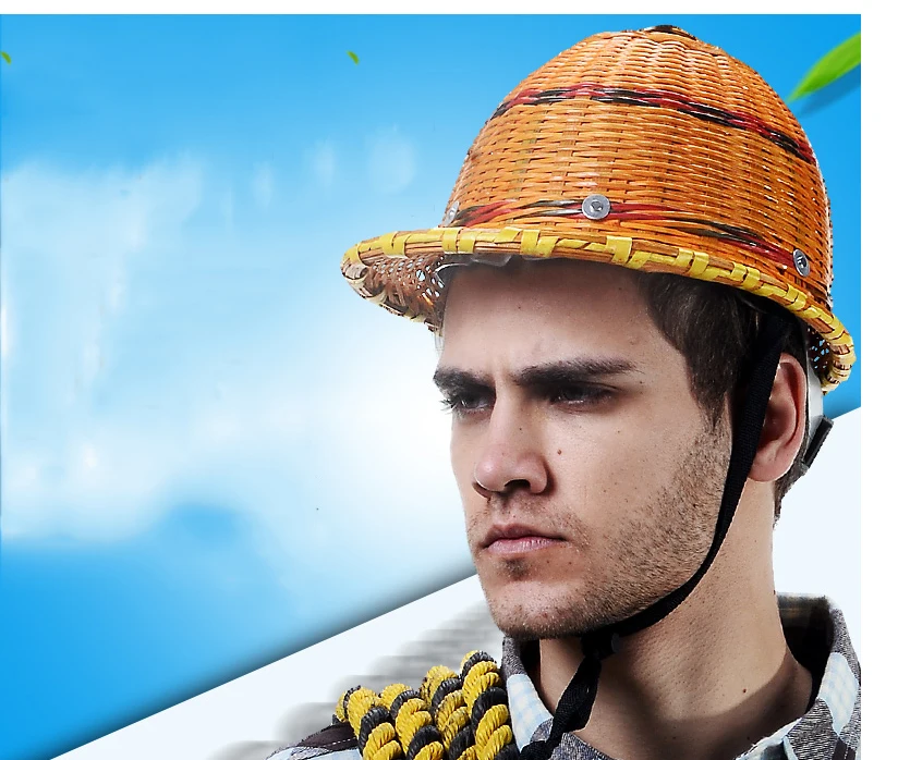 Guarda-sol de Bambu Novo Verão Trabalho Capacete Segurança Local Construção Ventilação Mineiro Chapéu Masculino Tecido 2020 2 Capacete de segurança