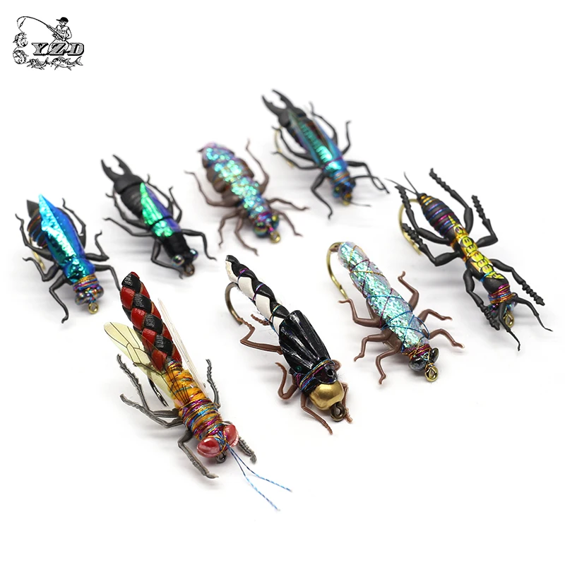 

16pcs Wet Fly Fishing Flies Set Insect Lure Realistic for Bass Fishing Assortment Fly lure Trout Lure kit