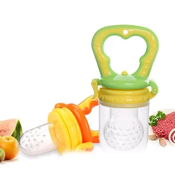 

Baby Nipple Kids Safe Nipple Bottles Feeding Fresh Fruits Vegetable Toddler Food Feeder Infant Pacifier 4 colors