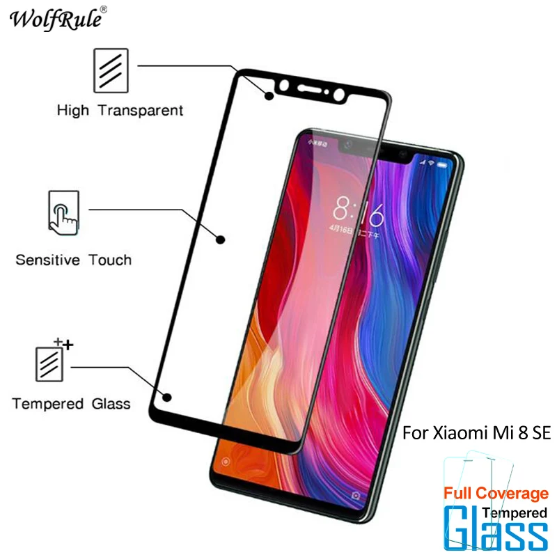Для стекла Xiaomi Mi 8 SE защита экрана закаленное стекло для 2.5D полное покрытие пленка