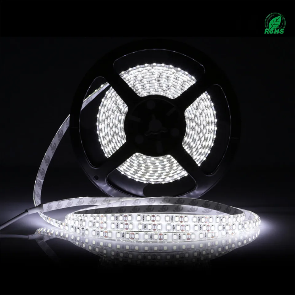 

Led Strip Light White Super Bright 12v Led Garden Lamp Waterproof 120 LEDs Ribbon With 5A Power Supply Flexible Lighting