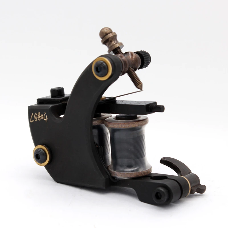 2pcs/set Copper Handmade Tattoo Machine Liner and Shader Dual 12 Wrap Coils for Tattoo Gun Supplies#PM041 PM042 2pcs/set Copper Handmade Tattoo Machine Liner and Shader Dual 12 Wrap Coils for Tattoo Gun Supplies#PM041 PM042