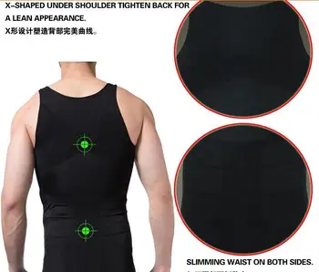 

10PCS Men Slimming Body Shaper Belly Fatty Underwear Vest Shirt Corset Compression shapewear Cincher Underbust Corset