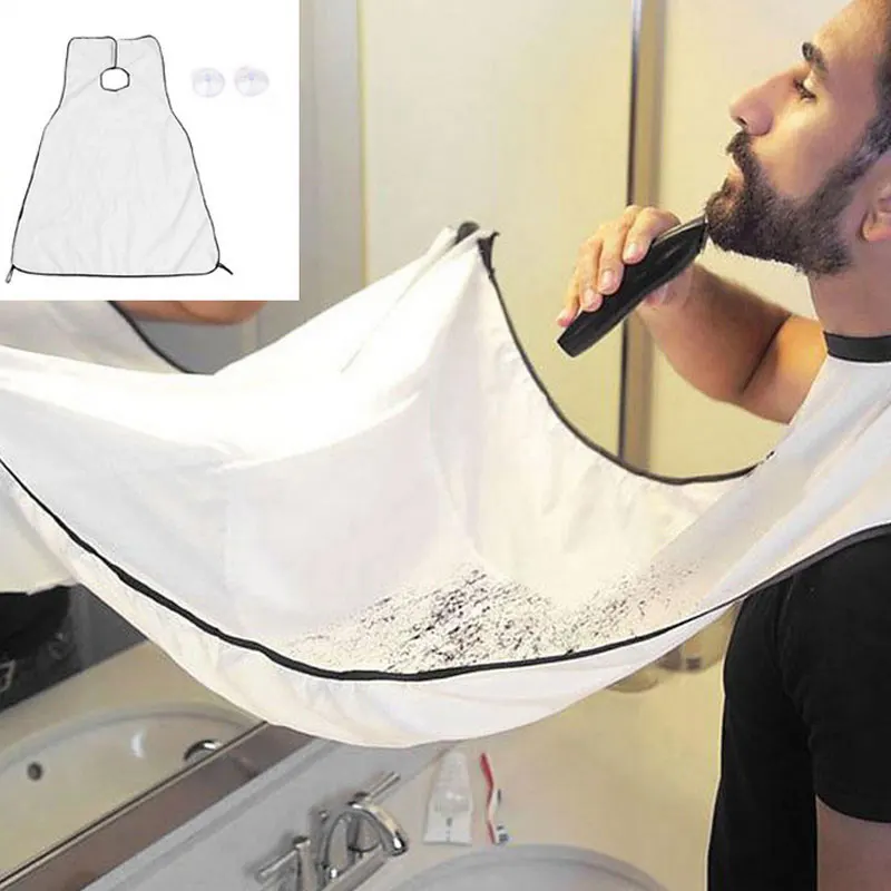 

1pc Male Beard Apron Men Haircut Apron Waterproof Cloth Beard Care Shave Apron Household Cleaning Protecter Bathroom Accessories