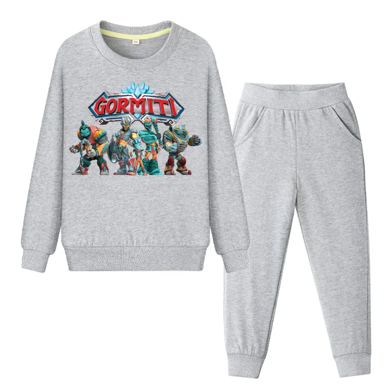 Kids Gormiti Game Clothes Set For Boys Girls Spring Sports Tracksuits Children Clothing Sets Baby Pullover Coat+Pant Suits WL103 (1)
