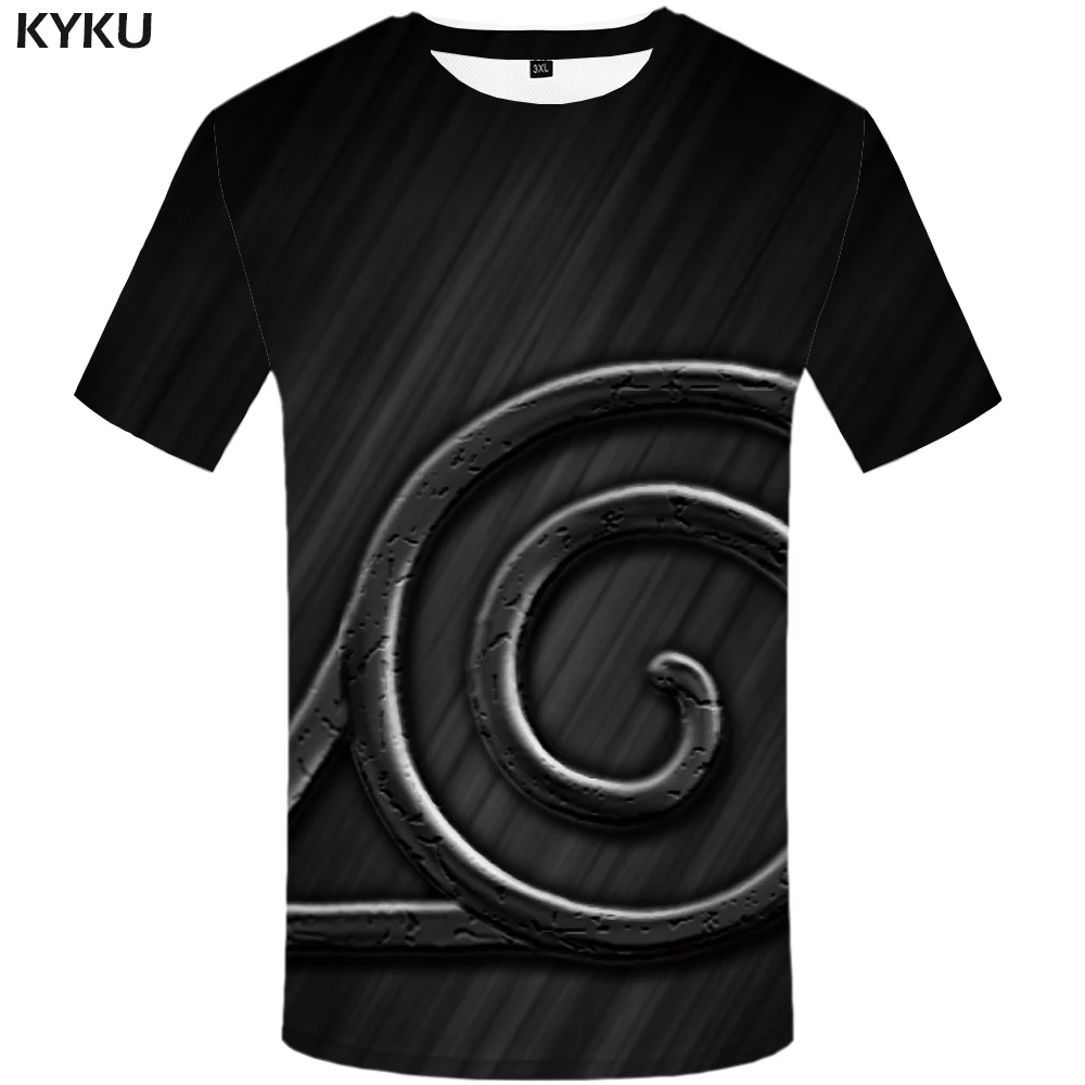 

KYKU Brand Naruto T-shirt Women Anime Tshirt Pattern 3d Print T Shirt Punk Rock Clothes Gothic Black Womens Clothing Streetwear