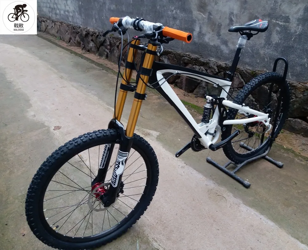 Top Kalosse  Downhill    26*17 inch    tyre dirt bike   DH   bicicleta mountain bike  30 speed   26er  Hydraulic  brakes 3