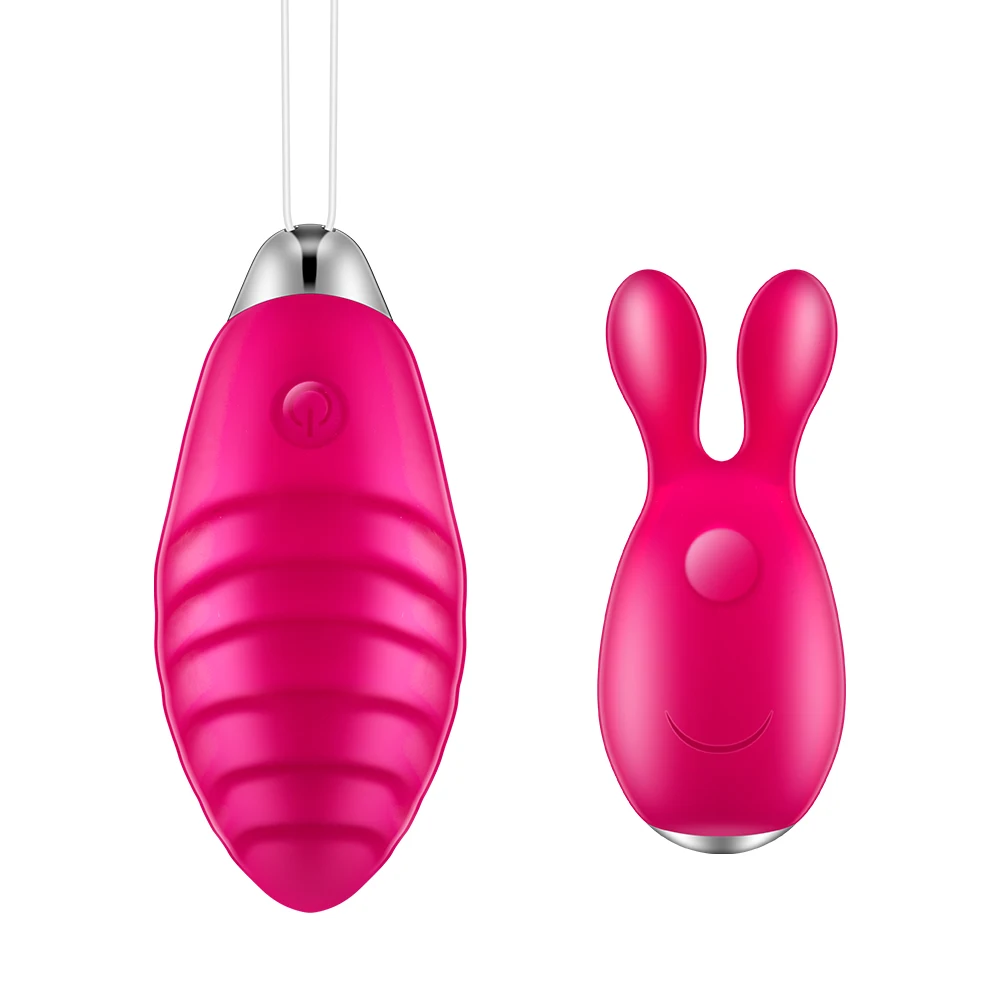 Silicone Vibrating Egg Type Rabbit Wireless Vaginal Ball USB Rechargeable Vibrator Heating Kegel Ball Sex Toys for Woman