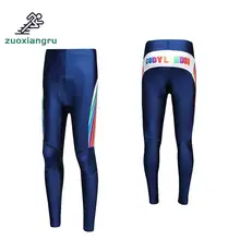 Zuoxiangru Для мужчин зимние Термальность разогреть флис компрессионные колготки циклические базовые слои тренировочные штаны для бега