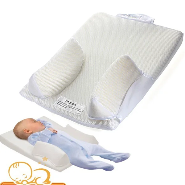 Новорожденные Детские удерживающие подушки для младенческого Сна Детские Безопасные против скатывания сон Предотвращение плоской головы