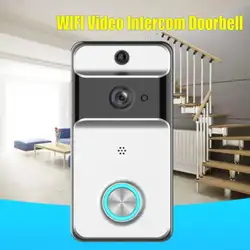 Смарт-IP видеосвязь Wi-Fi видео дверной телефон дверной звонок Беспроводная камера Wi-Fi для дверного звонка для квартиры ИК-сигнализация