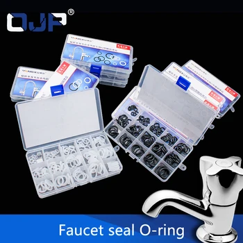 

125pcs Rubber Ring NBR/Silicone O-Ring Rotary Faucet Washer Sealing Assortment O ring Silicone Kit Water-tap Gasket Set Box Ring