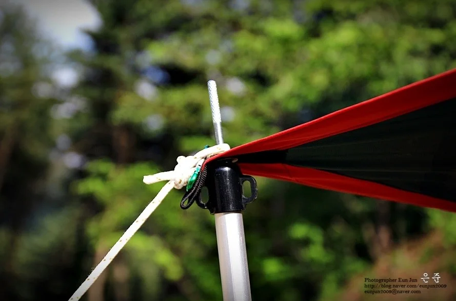 2pcs/lots 3-section Telescopic Pole for Tarp Shelter Telescopic Pole Alu Teleskop Zeltstange 95 - 230 cm 20 QQ20170517-161204