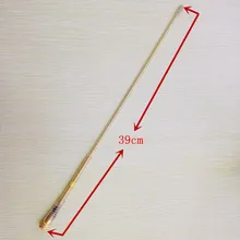 KINNOTA Gold Color High Gain UHF VHF Dual Band Flexible antenna Sma Male for Yaesu ,Vertex Standard,Linton TonFa walkie talkie