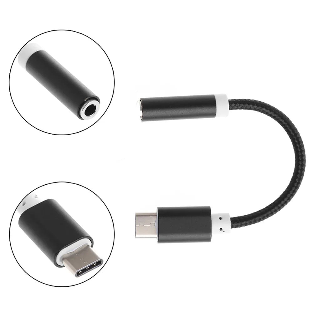 Mobile Phone Adapters 3.1 Type-C USB-C to 3.5mm Audio Speakder Microphone Female Adapter for Le Max 2 Pro Letv LeEco Micro USB