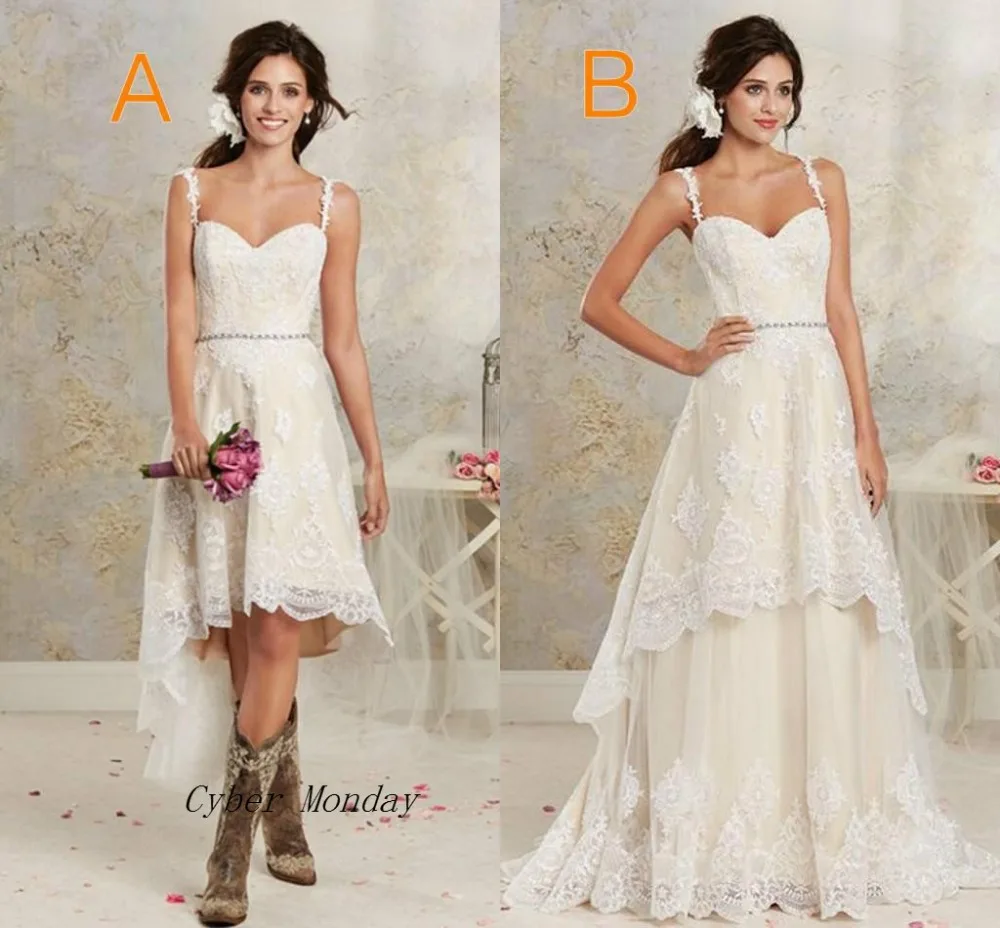 Il Trasporto Libero Due Stili Lace Country Abiti Da Sposa Alto Basso Abiti  Da Sposa Corti E lunghezza del Pavimento Multi Strati Bohemian Abiti|dress  update|dress a dressdress up clothes men - AliExpress