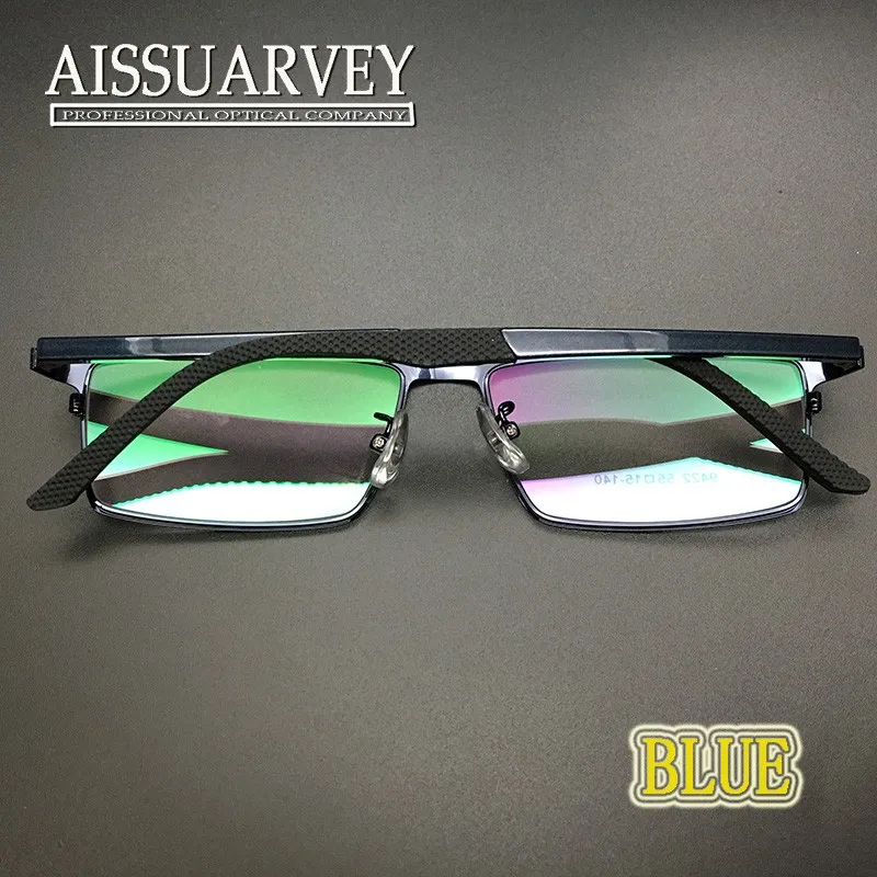 Для мужчин оптические очки в оправе из металла свет очки по рецепту Модные Простые полный обод очки гипоаллергенный компьютер для чтения