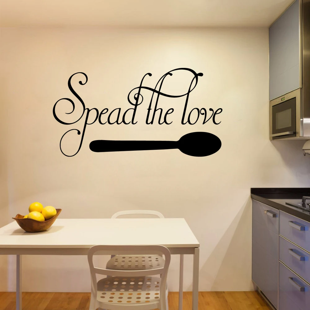 

Retro Speak The Love Wall Stickers Home Decor Girls Bedroom Sticker Living Room Children Room Nordic Style Home Decoration