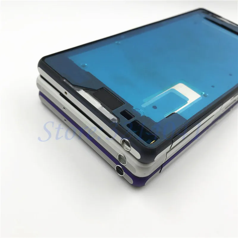 Запасная Передняя средняя рамка для Sony Xperia Z2 L50w D6503 D6502 передняя среднего ЖК