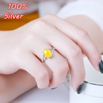 

5*7MM 6*8MM 7*9MM 925 Sterling Silver Color Ring Setting Oval Cabochon Base Adjustable Blanks Supplies for Jewelry Making