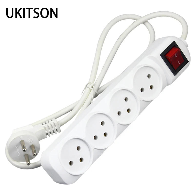 White Color Israel Socket Power Strips pic 1