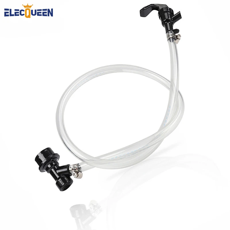 20'' inch Beer Line hose With Beer Tap Black Faucet & Ball Lock