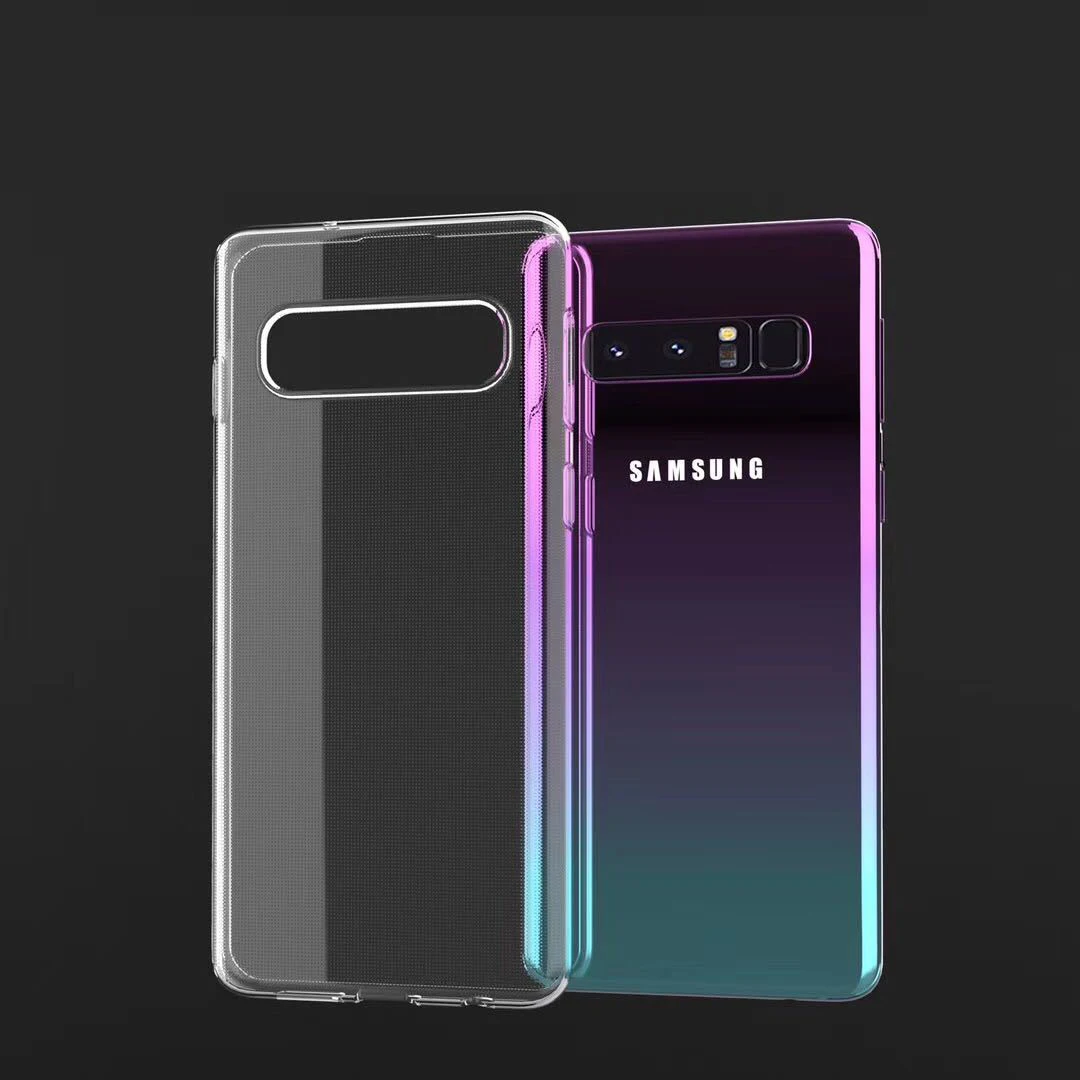 Чехол для samsung Galaxy S10 S9 S8 плюс S10e J2 Pro J4 J6 ЕС издание J3 J5 J7 мягкий из термопластика силиконовый чехол для мобильного телефона с задней панели чехол s - Цвет: Clear TPU