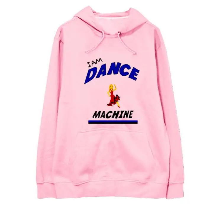 Kpop tara 2ne1 пуловер с принтом i am dance machine свободные толстовки унисекс модная