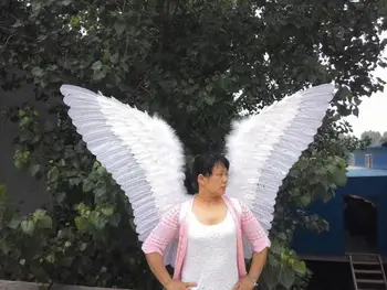 

pure handmade fahsion angel feather wings model catwalk shows adult large stage props lingerie shows performance show