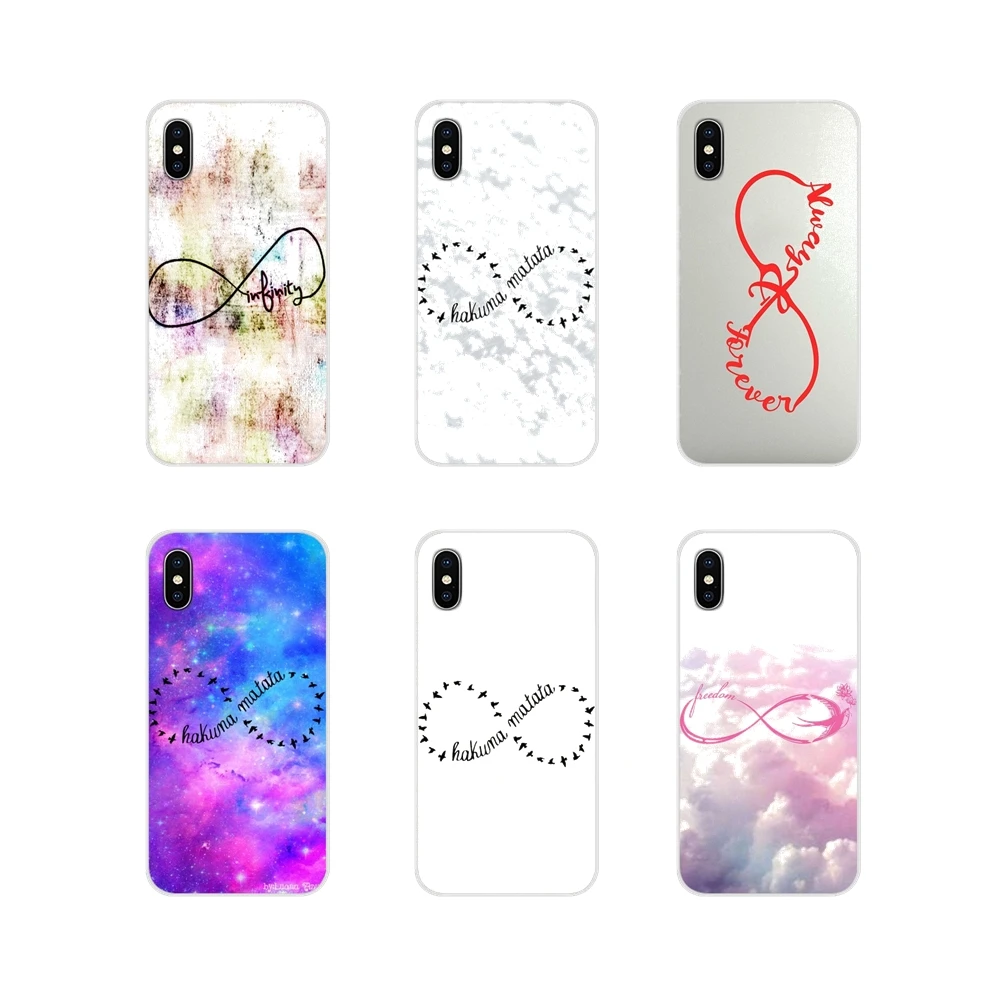 Чехол для телефона Hakuna Matata Infinity Bff аксессуары Apple iPhone X XR XS MAX 4 4S 5 5S 5C SE 6 6S 7 8 Plus ipod touch