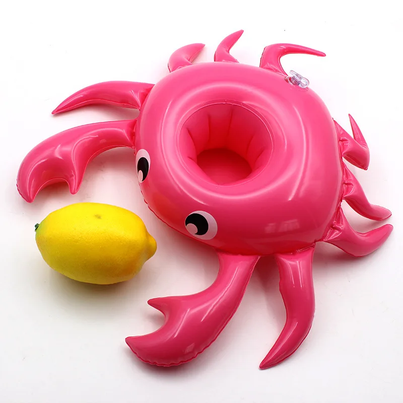 Günstig 15 stücke Nicht wiederholen Mini fanny Aufblasbaren Roten Flamingo Schwimm Trinken Tasse Halter Schwimmen Pool Bade Strand Party Spielzeug Boia