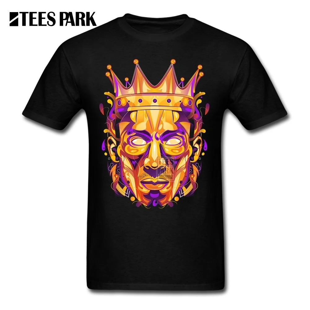 Nobility King Portraits with Crown Metallica T Shirts Rock Social Funky ...
