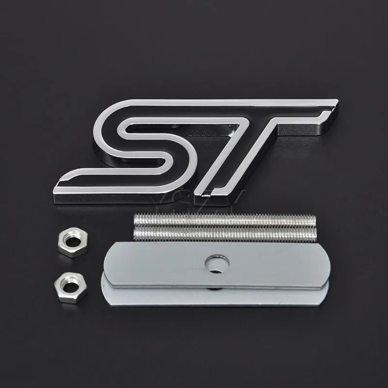 Sporty Front Grill Emblem Sticker for Cars - Fashion Auto Accessory