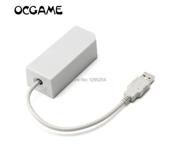 

OCGAME LAN Network Adapter Connector USB Internet Ethernet For Nintendo for Wii/for Wii for U/PC Promotion 10pcs/lot