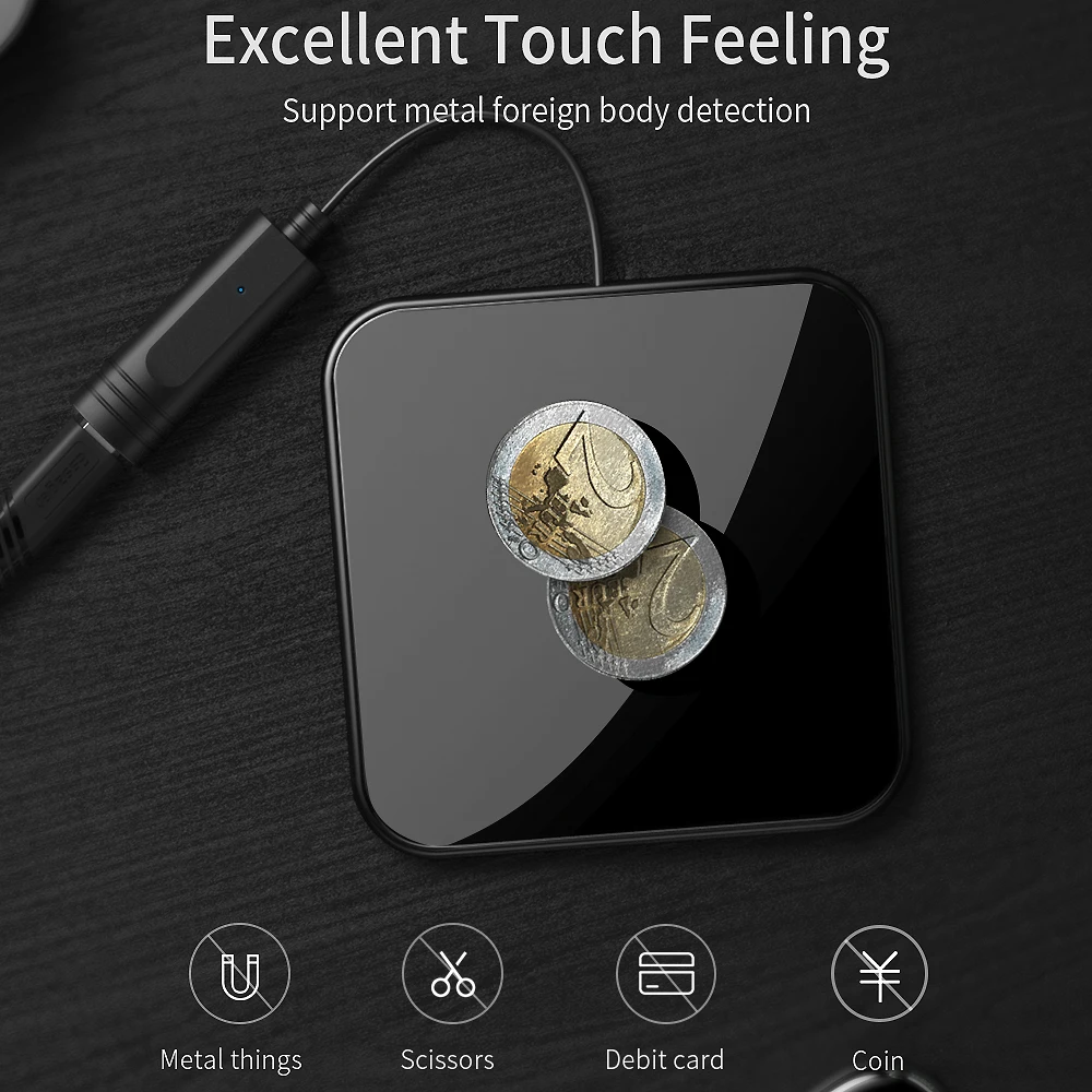 Essager 10W Qi Drahtlose Ladegerät Für iPhone 11 Pro Xs Max X 8 Plus Samsung S10 S9 Xiaomi Huawei g