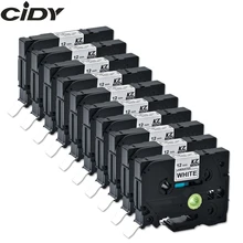 CIDY совместимый для brother 12 мм tze ламинированная лента tze231 tze 231 tze-231 tz231 TZ-231 для brother label maker лента для принтера