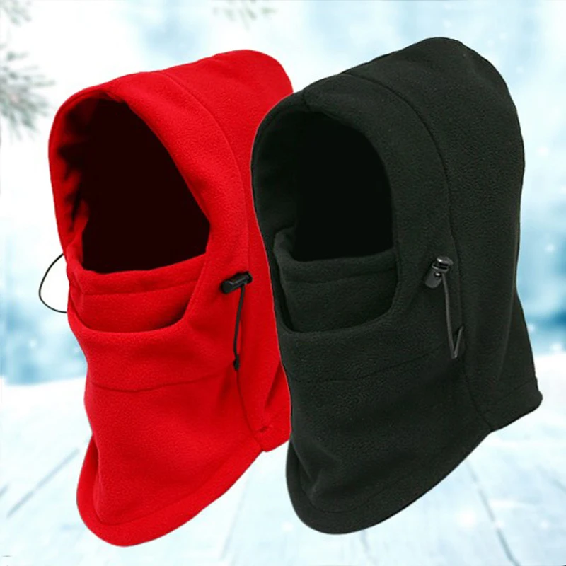 

Winter Windproof Hiking Caps,Men Warm Thermal Fleece Ski Mask,Balaclava Face Mask Bicycle Cycling Hunting Sports Caps
