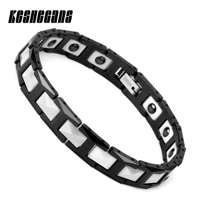 New Healthy Energy Ion Germanium Bracelet Black And White
