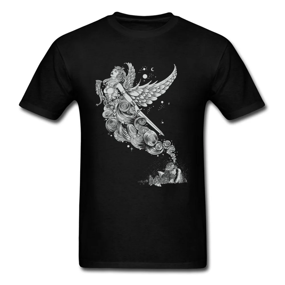 The Night Before the Battle 100% Cotton Fabric Tops & Tees for Men Printed Tshirts Casual Brand O-Neck Tee Shirt Short Sleeve The Night Before the Battle black