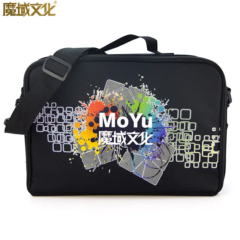 

Moyu Cube Bag 36*25*7.5cm size Black Shoulder Bags For Magic Puzzle Cube 2x2 3x3 4x4 5x5 6x6 7x7 8x8 9x9 10x10 ALL Layer Toys