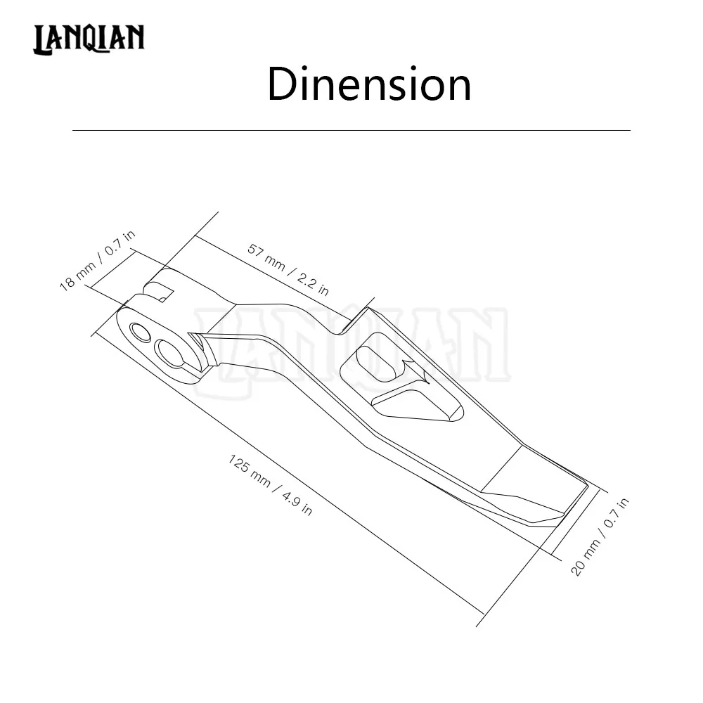 Высокое качество лазерной печати CNC мотоцикл стояночного тормоза рычаг для Yamaha TMAX 500 t-max 500 2008-2011 t-max TMAX 530 2012