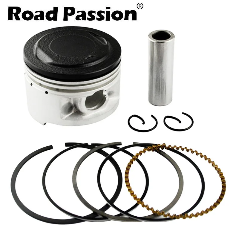 Road Passion Motorcycle Engine Piston + Rings 49mm STD +25 +50 +75 +100