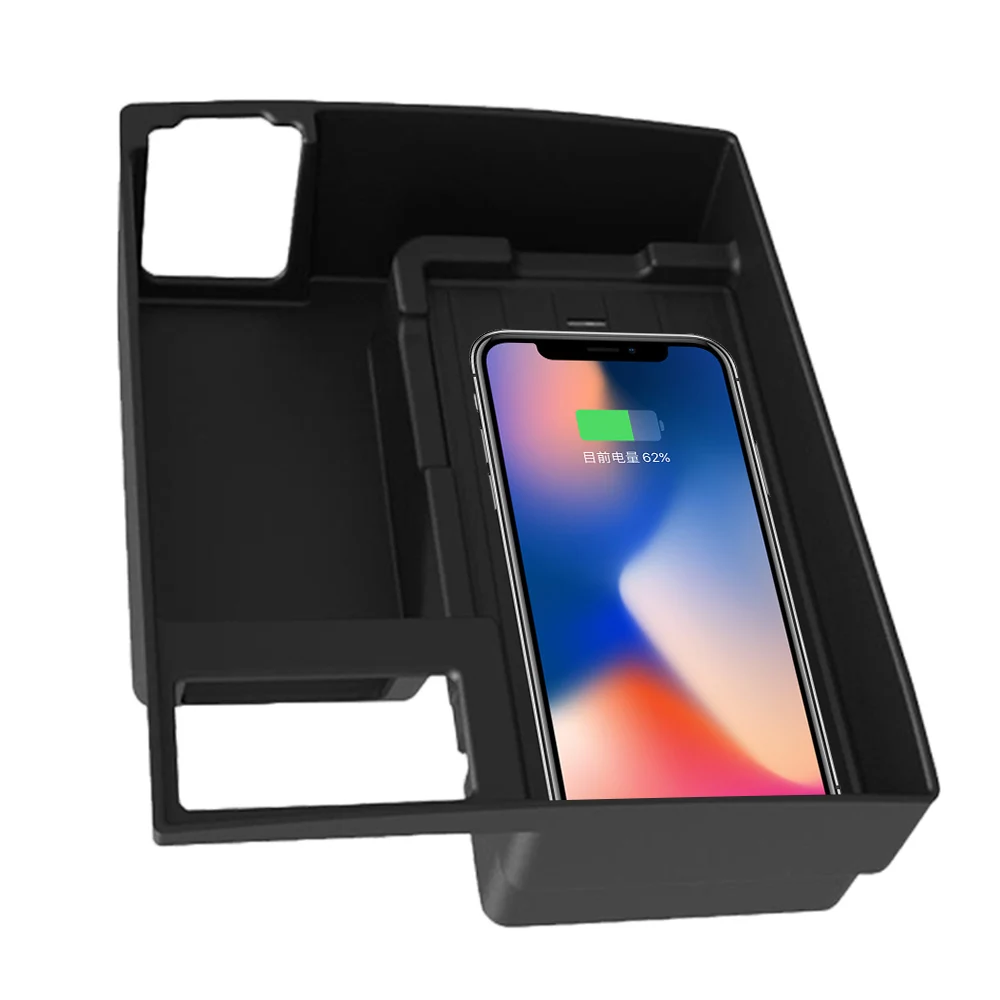 

Aotsr QI Wireless Car Charger For Audi A6L/A7 2016-2018 Intelligent Infrared Fast Wireless Charging Phone Holder for iPhone