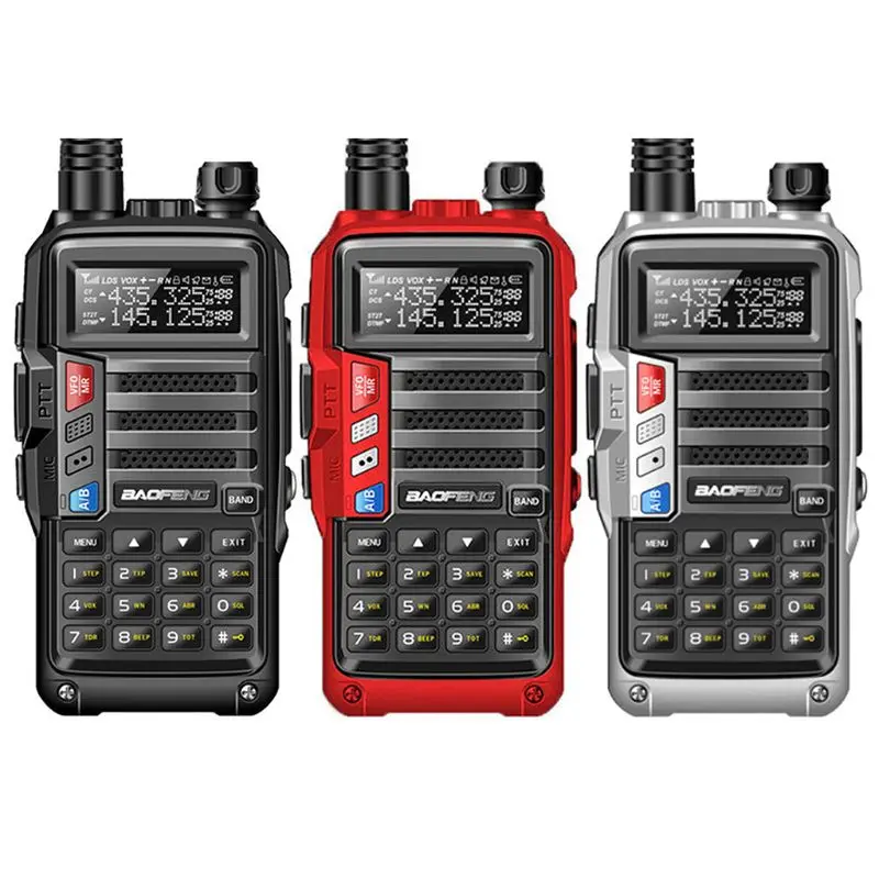 

2019 BaoFeng UV-S9 Powerful Walkie Talkie CB Radio Transceiver 8W 10km Long Range Portable Radio for hunt forest city upgrade 5r