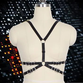 

2017 hot sell Womens Sexy Strappy Bra Summer Style bondage harness Hollow Out bra Bandage Top Black Crop Top Bustier bra