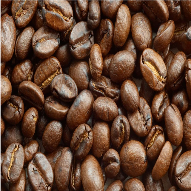 100g 100 organic and pure natural bulk Coffee beans, the roasted